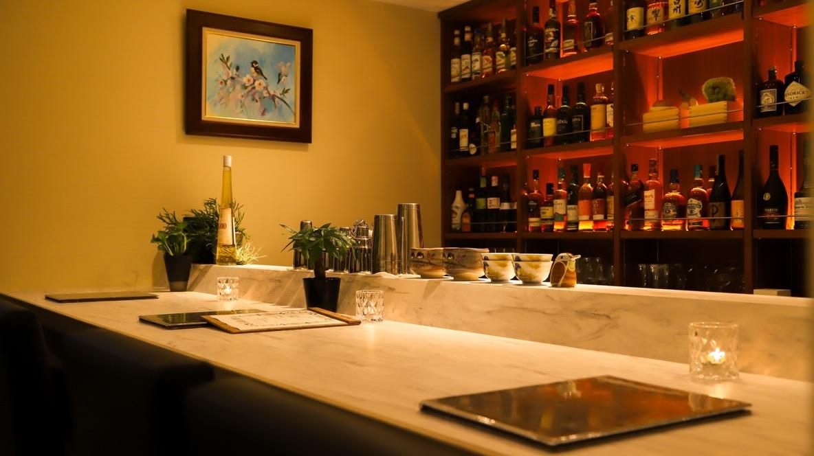 Relaxing bar atmosphere
